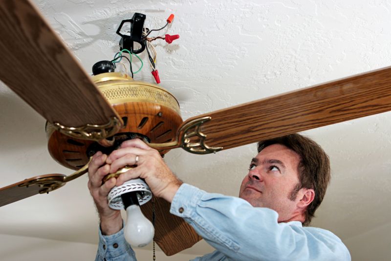 Ceiling Fan Mounting in Wilmington, NC